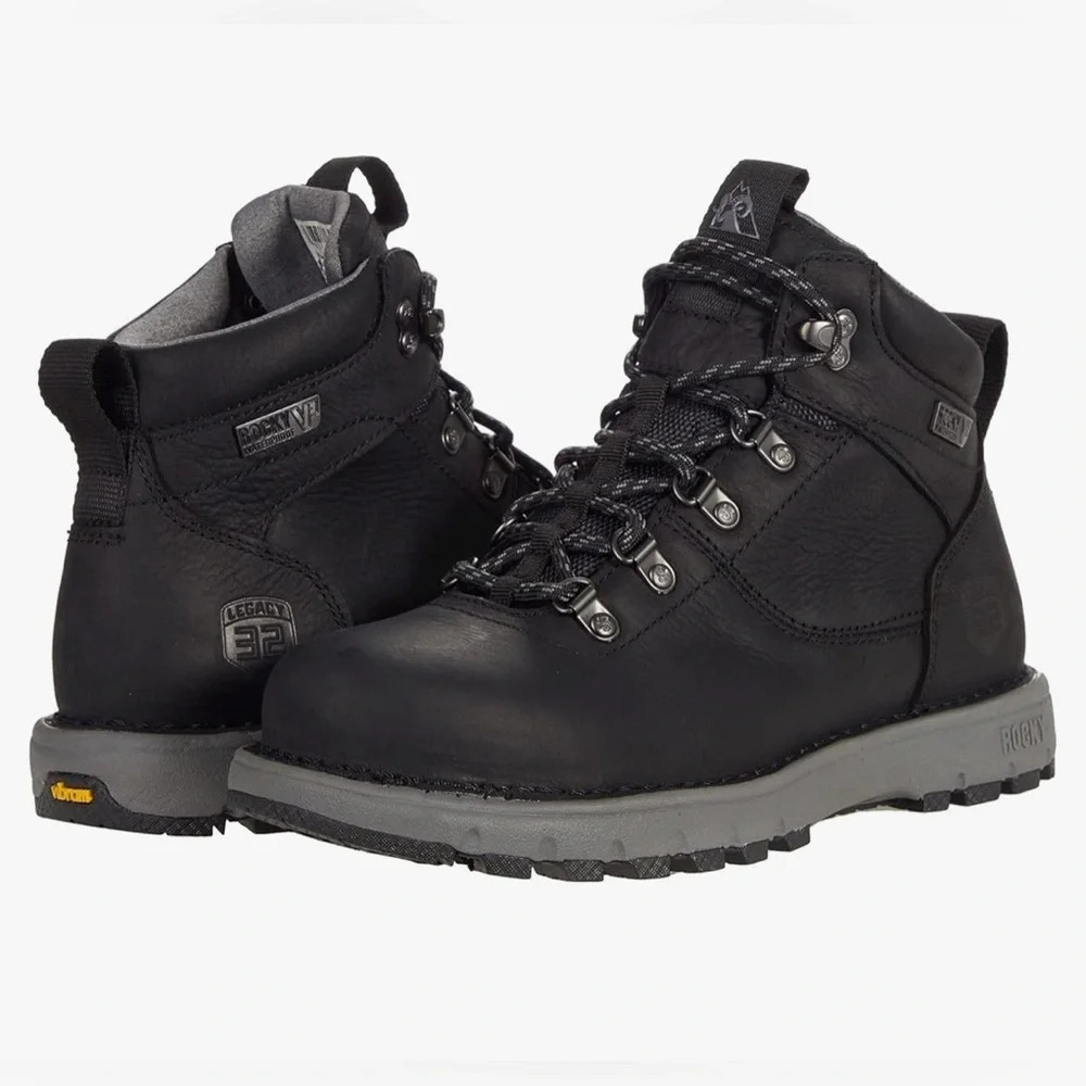 Rocky Legacy 32 Hiking Leather Boots Women’s Sz 6.5W  Outdoor Camping Waterproof